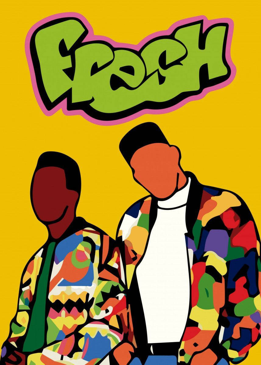 Fresh Prince Line Art Wallpaper