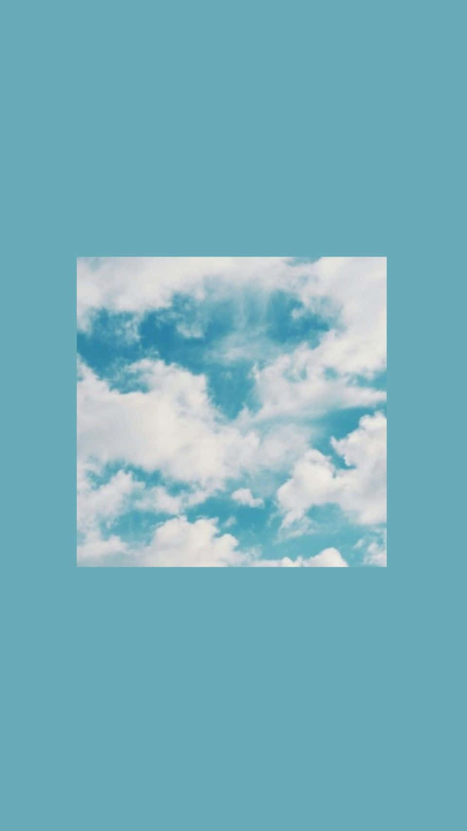 Freshly Colorful Pastel Blue Wallpaper