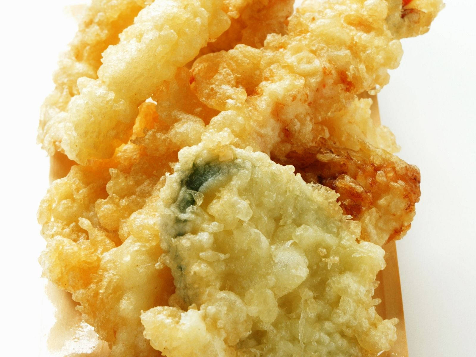 Fried Tempura And Cucumber Wallpaper