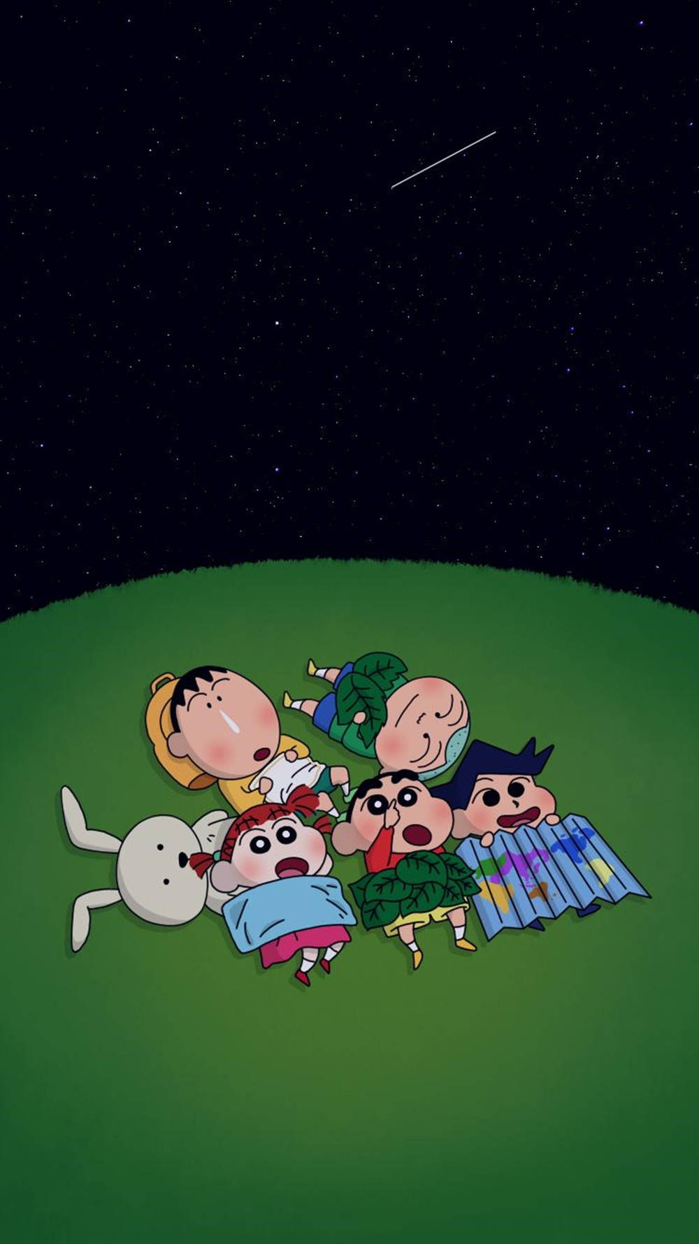 Friends Of Shin Chan Iphone Wallpaper