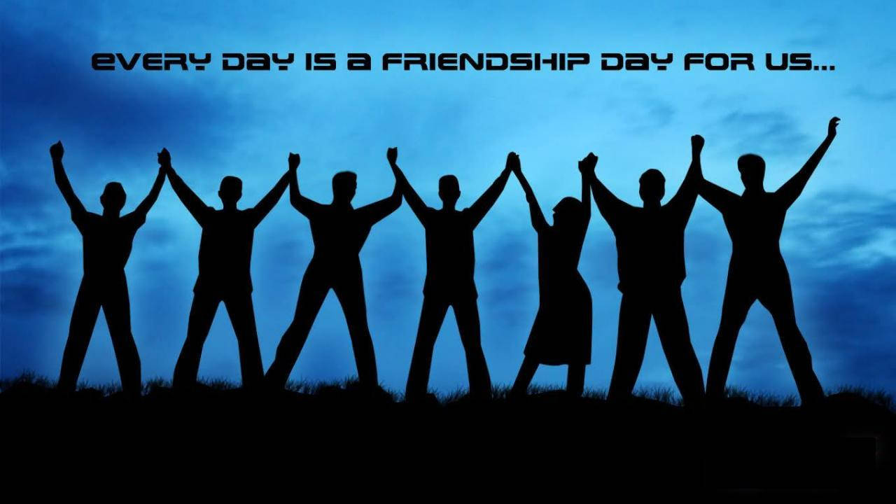 Friendship Group Of Friends Wallpaper