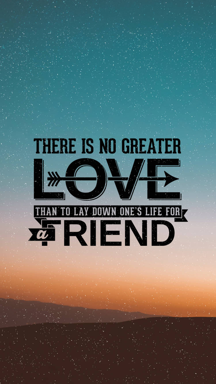 Friendship Love Bible Verse Wallpaper