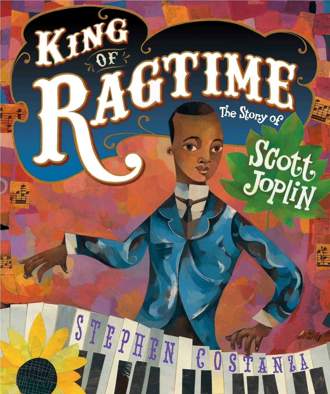 Front Cover Of King Of Ragtime: The Story Of Scott Joplin Biography Wallpaper