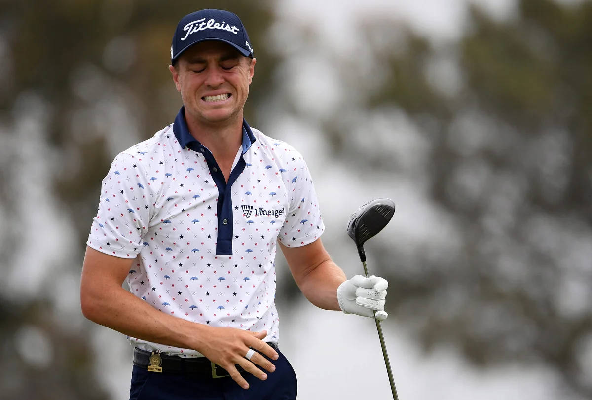 Frustrated Justin Thomas Wallpaper