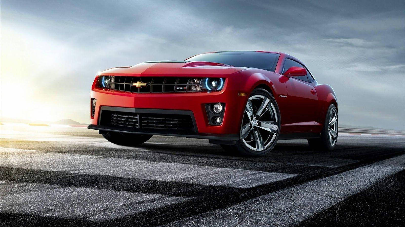 Full Hd Car Red Chevrolet Camaro Wallpaper