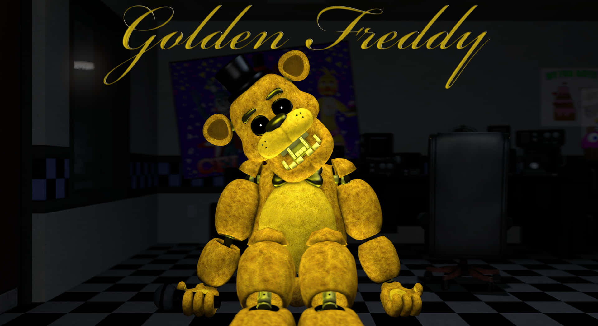 Fun And Furry Friends From Fnaf Wallpaper
