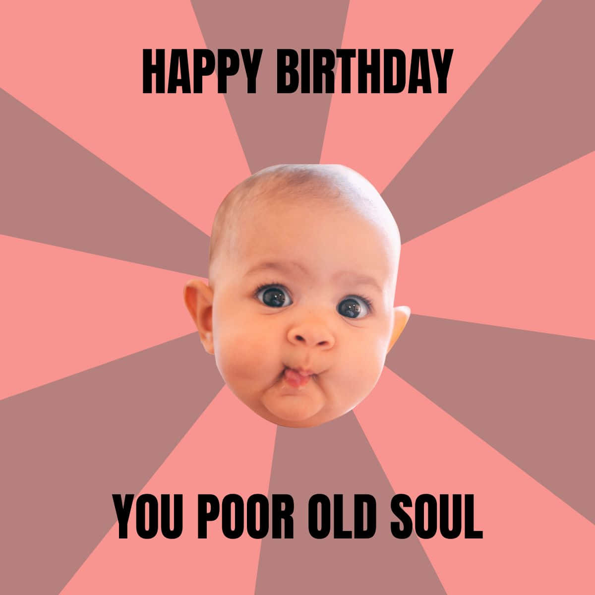 Funny Baby Happy Birthday Greeting Wallpaper