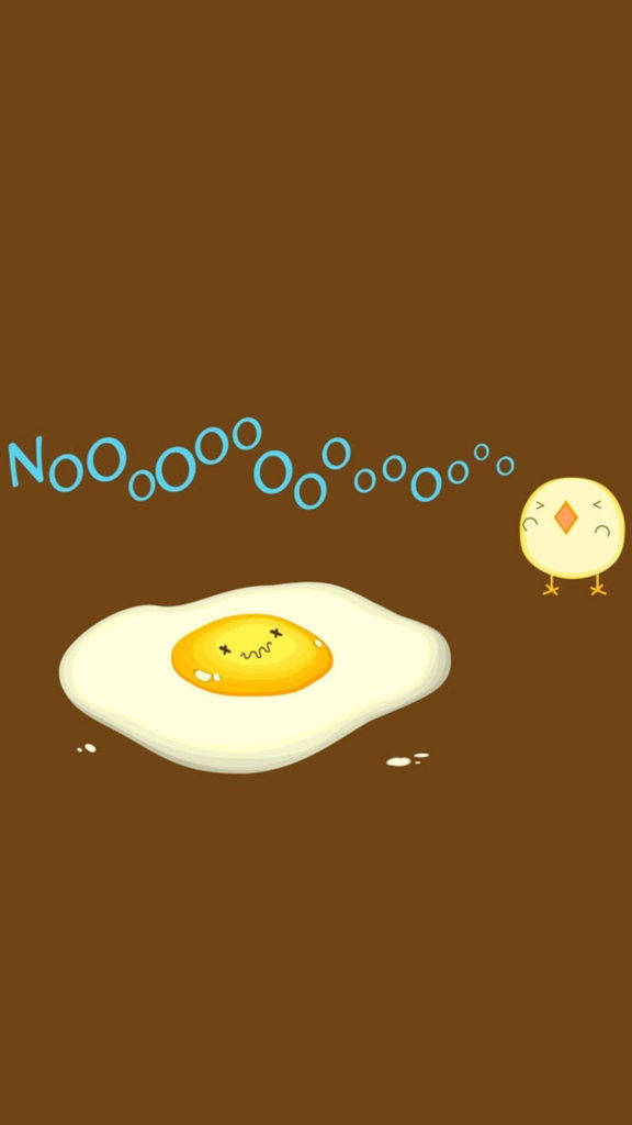 Funny Iphone Egg Wallpaper