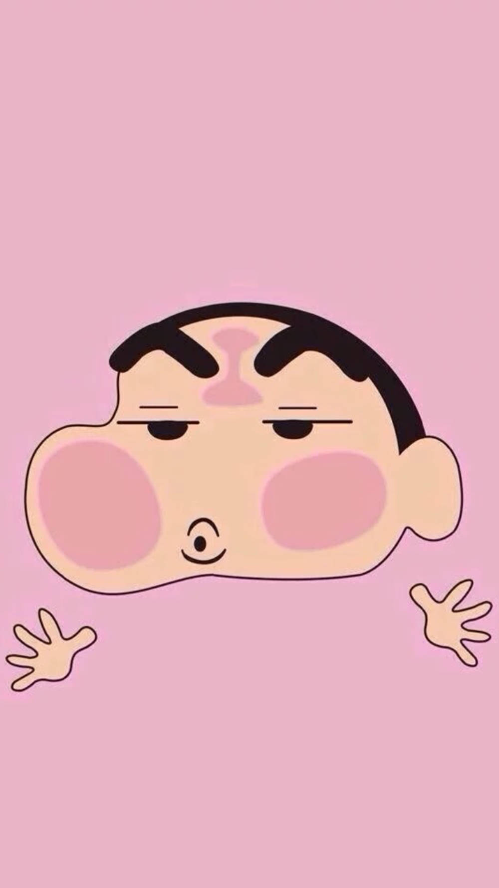 Funny Manga Character Shin Chan Iphone Wallpaper