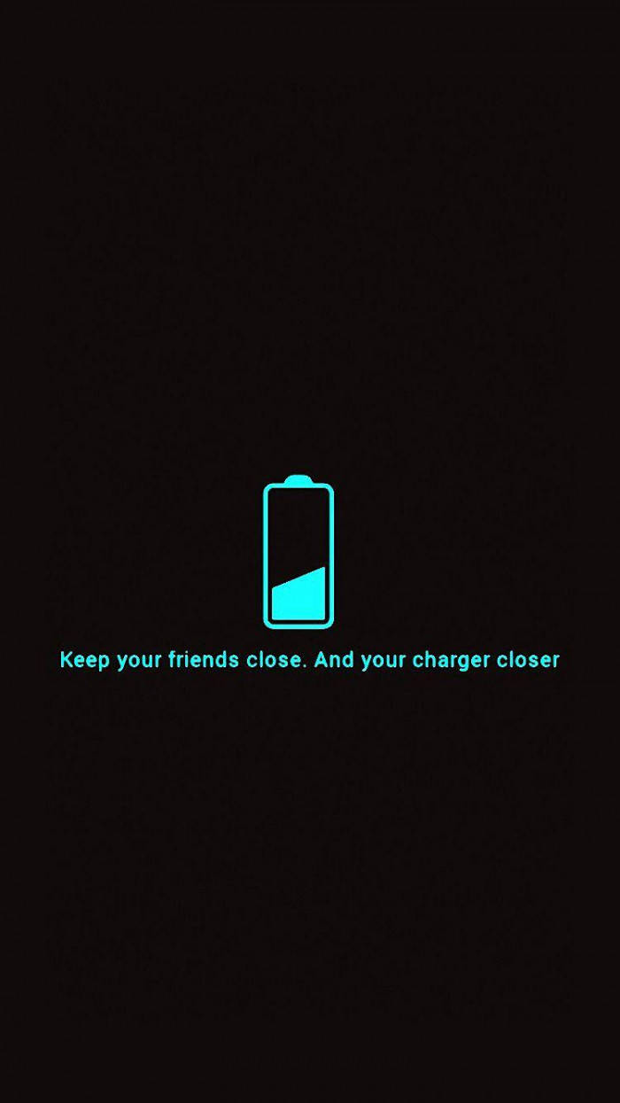 Funny Phone Charger Wallpaper