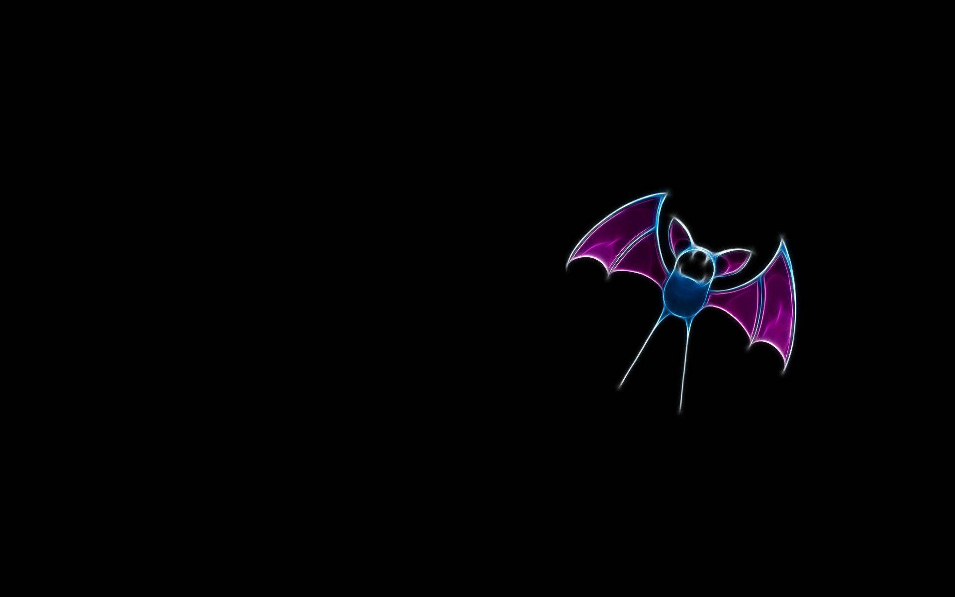 Fuzzy Lines Zubat Wallpaper