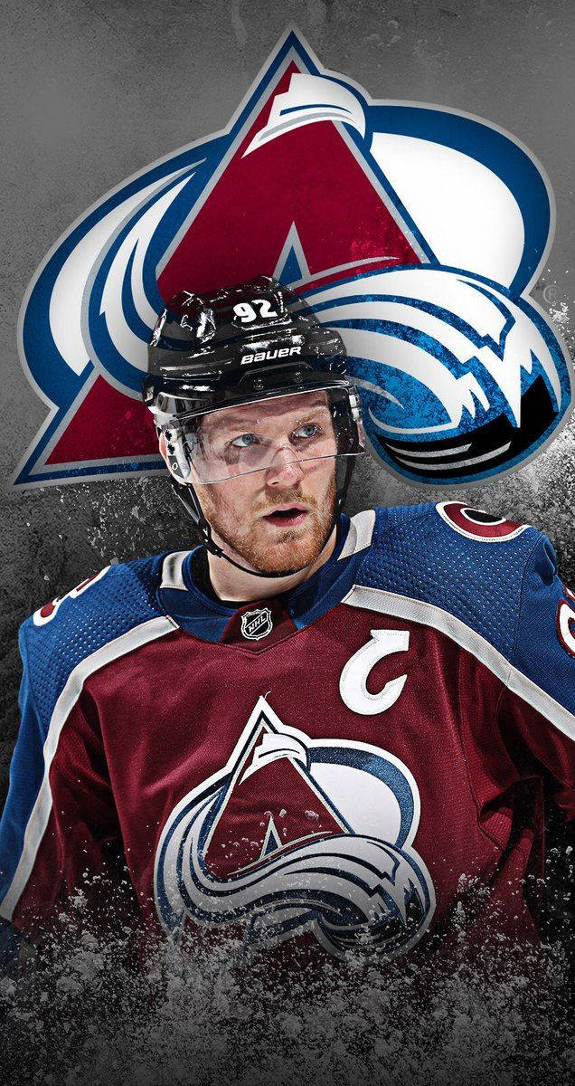 Gabriel Landeskog Colorado Avalanche Logo Wallpaper