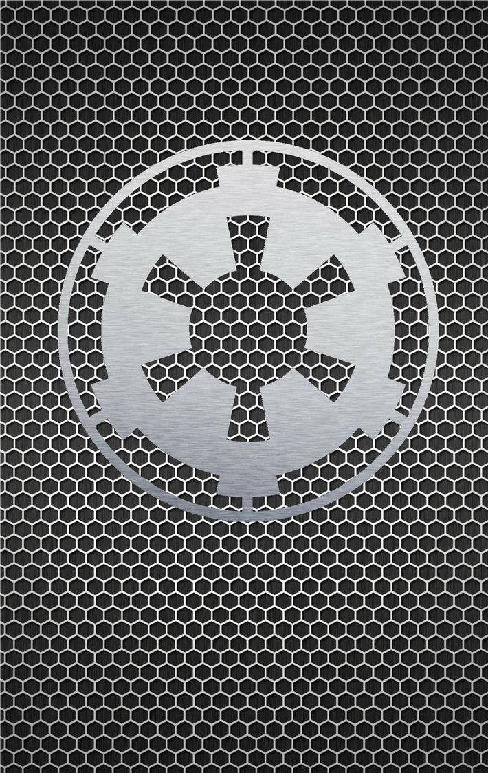 Galactic Empire Emblem In Star Wars Cell Phone Wallpaper