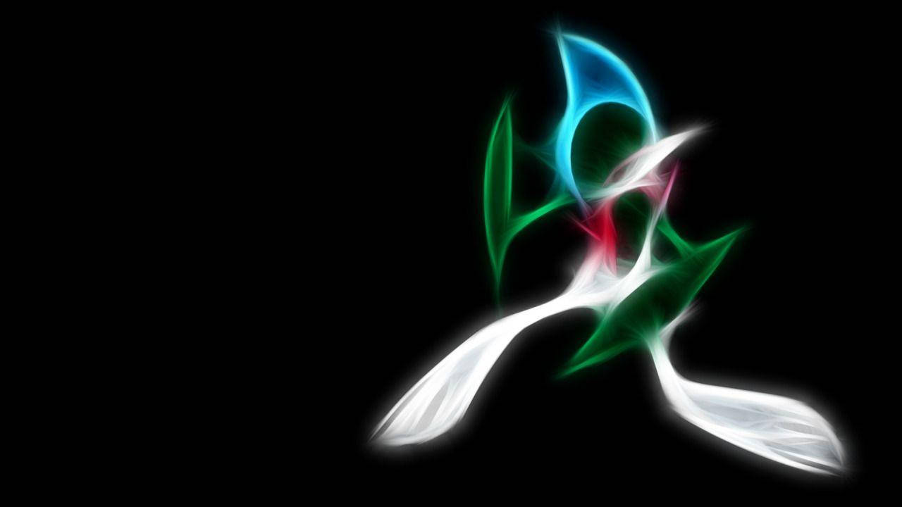 Gallade In Neon Colors Wallpaper