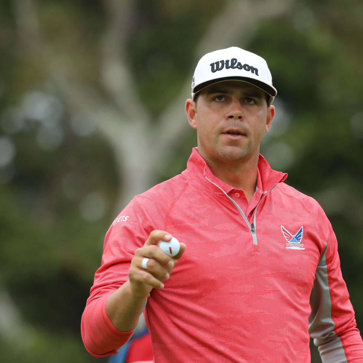 Gary Woodland Wearing Red Jacket Wallpaper