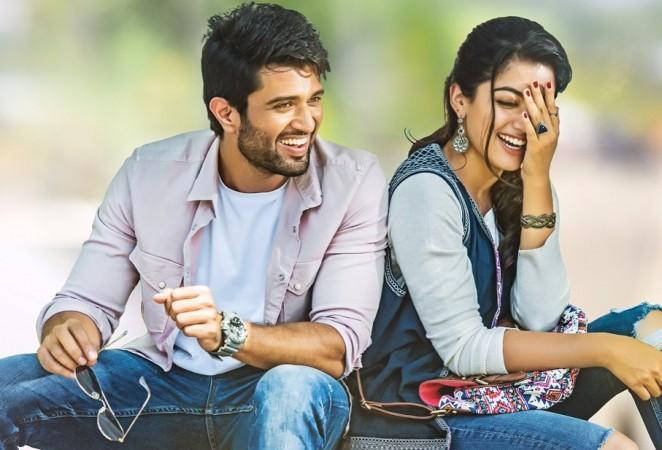 Geetha Govindam Geetha Laughing Wallpaper