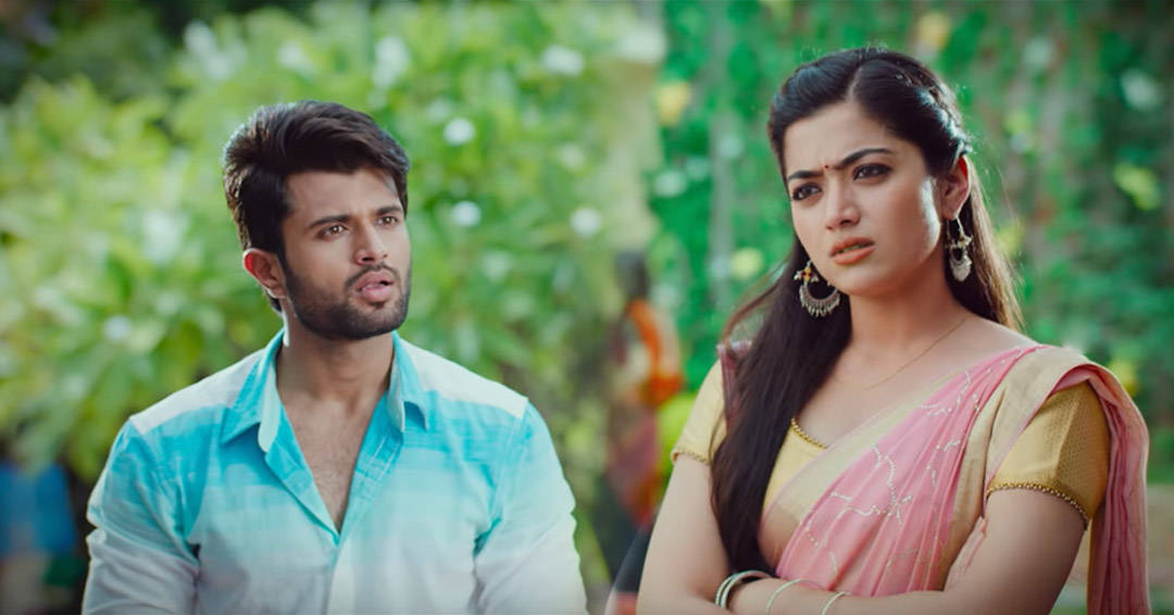 Geetha Govindam Pair Arguing Wallpaper