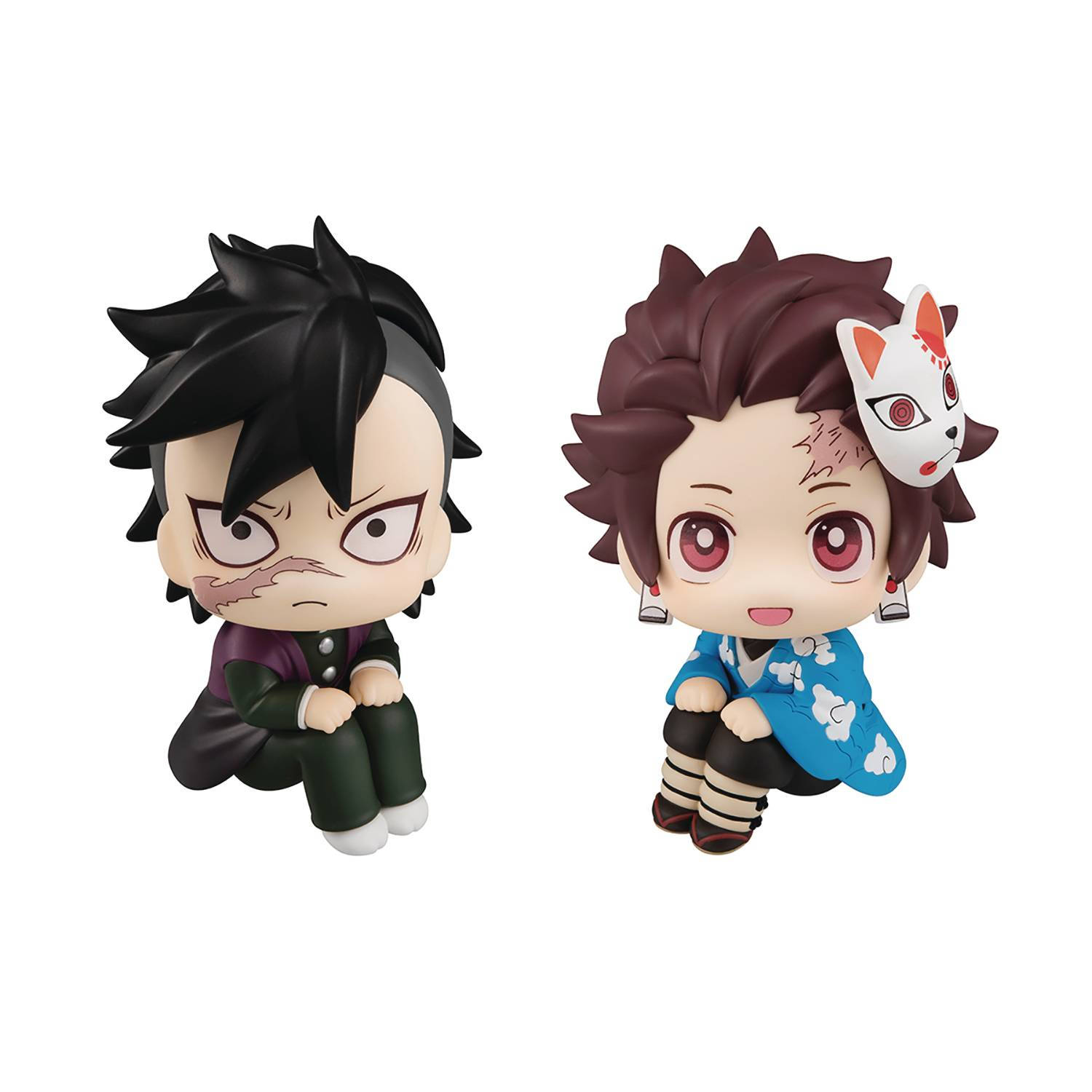 Genya And Tanjiro Anime Figures Wallpaper