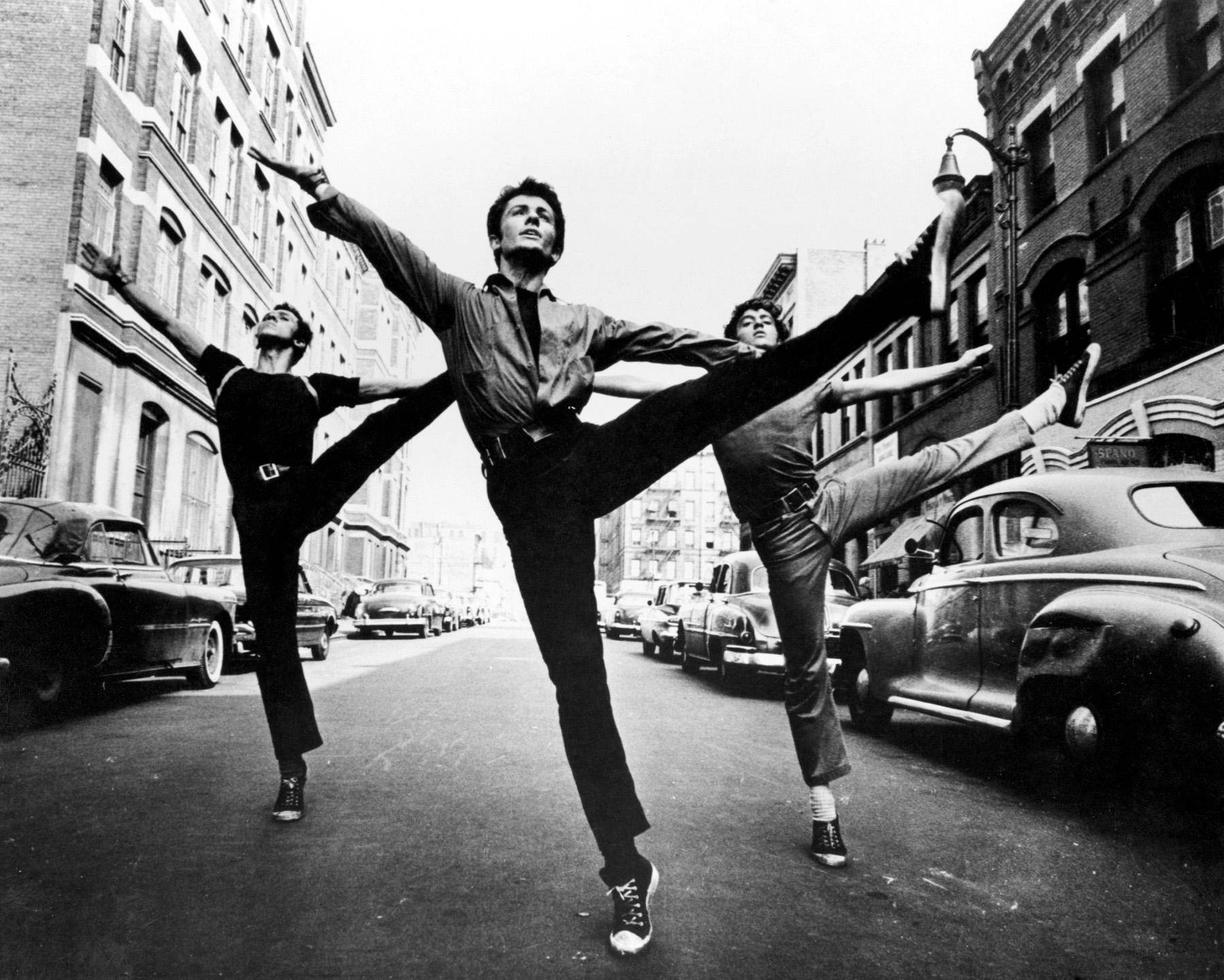 George Chakiris Dancing West Side Story Wallpaper