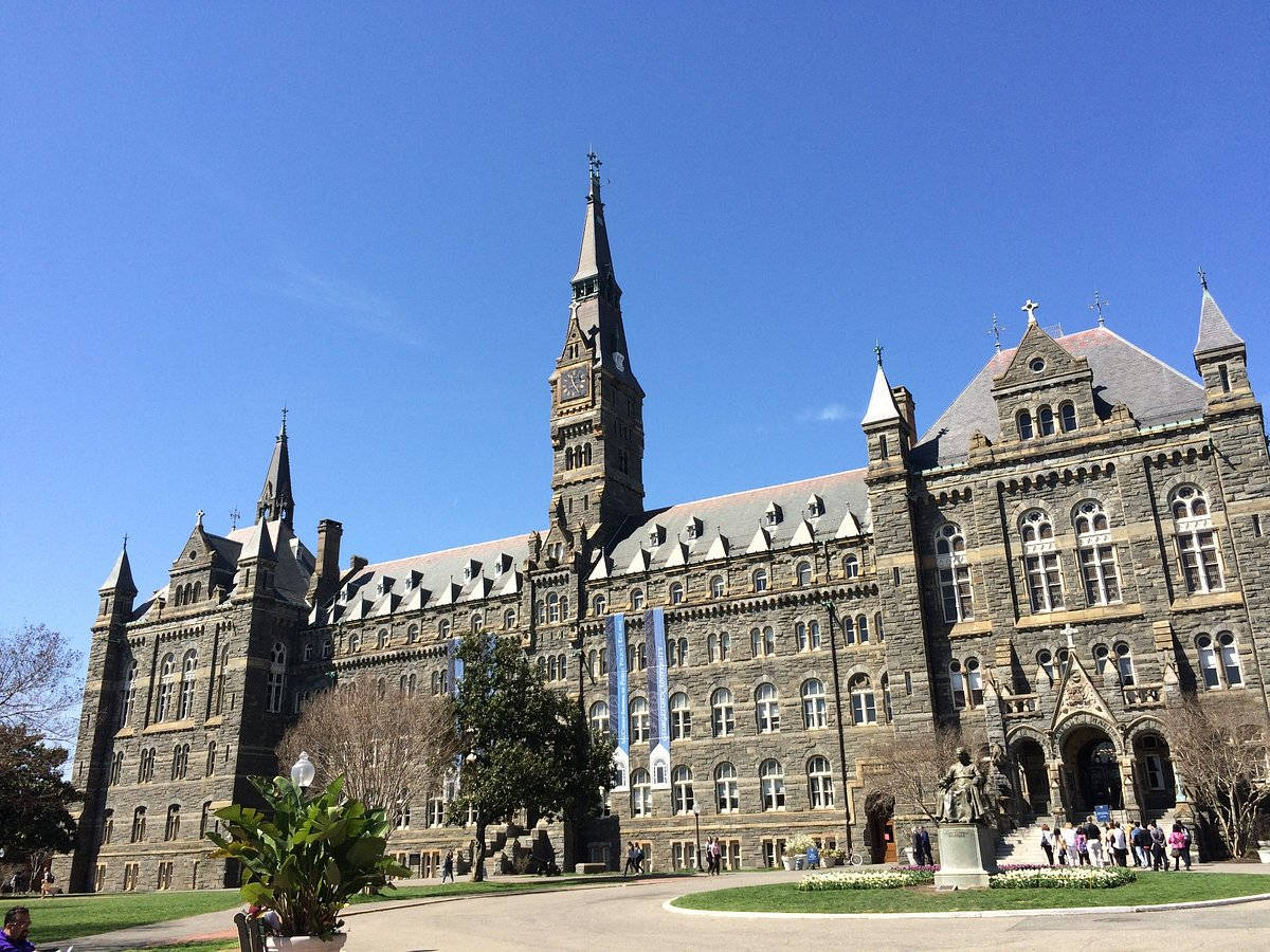 Georgetown University Healy Hall Building Wallpaper