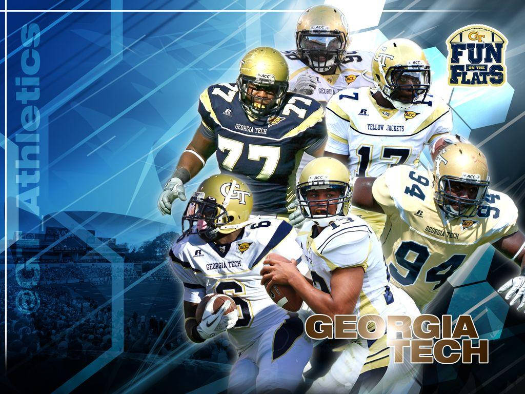 Georgia Tech Players Group Photo Wallpaper