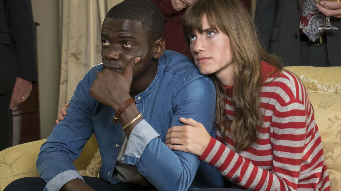 Get Out Movie Couple Scene Wallpaper