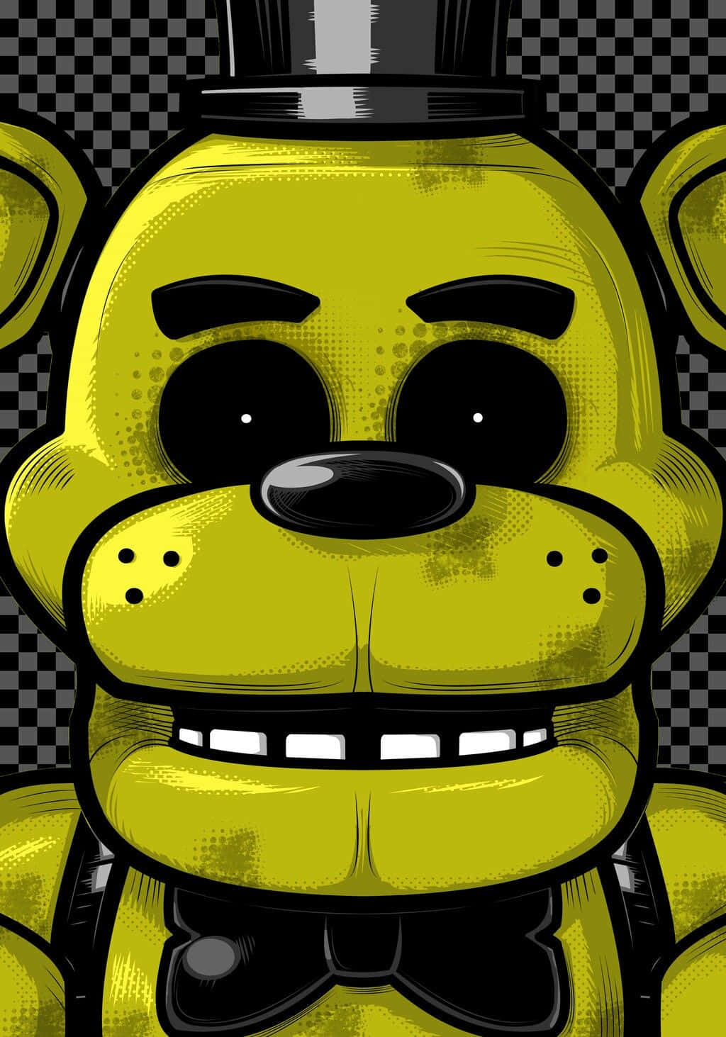 Get Ready To Take On The Thrill Of Your Favourite Video Game With Five Nights At Freddy's On Your Iphone! Wallpaper