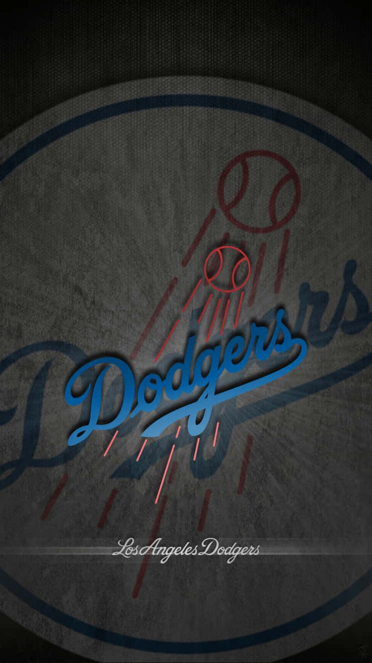 Get Your Official Mlb Los Angeles Dodgers Iphone Wallpaper From Wallpapers.com Wallpaper