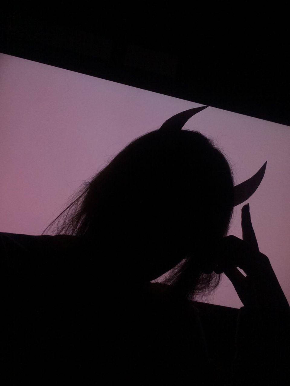 Girl With Devil Horns Pfp Aesthetic Wallpaper