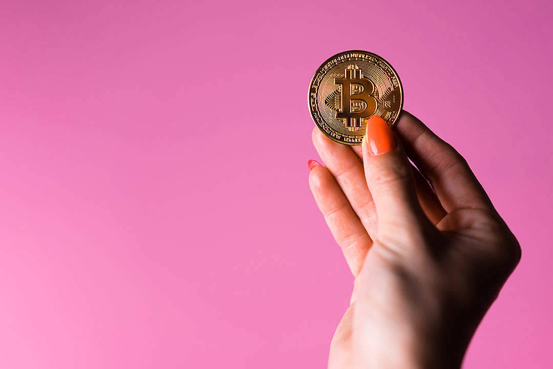 Girly Pink Aesthetic Bitcoin Wallpaper