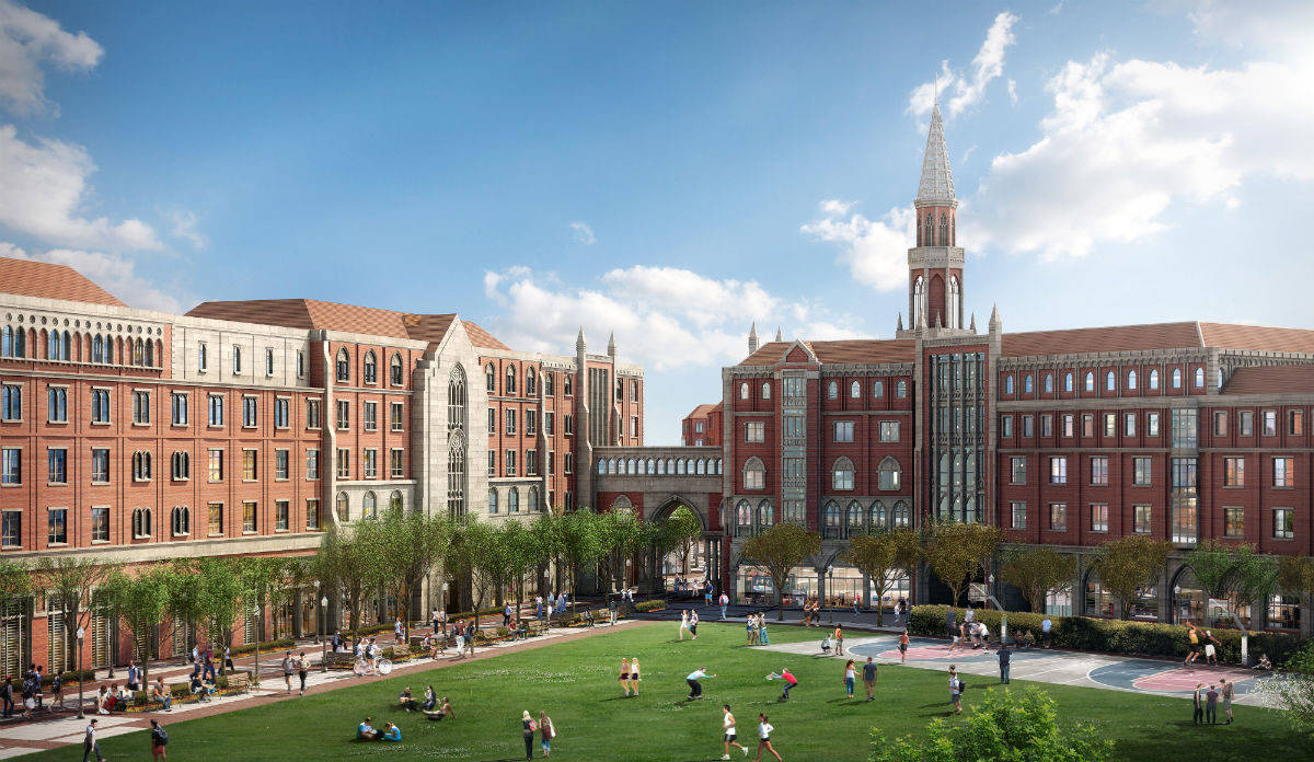 Glorious View Of The University Of Southern California Campus Wallpaper