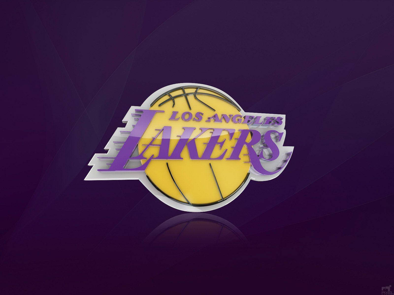Glossy Purple La Lakers Wallpaper