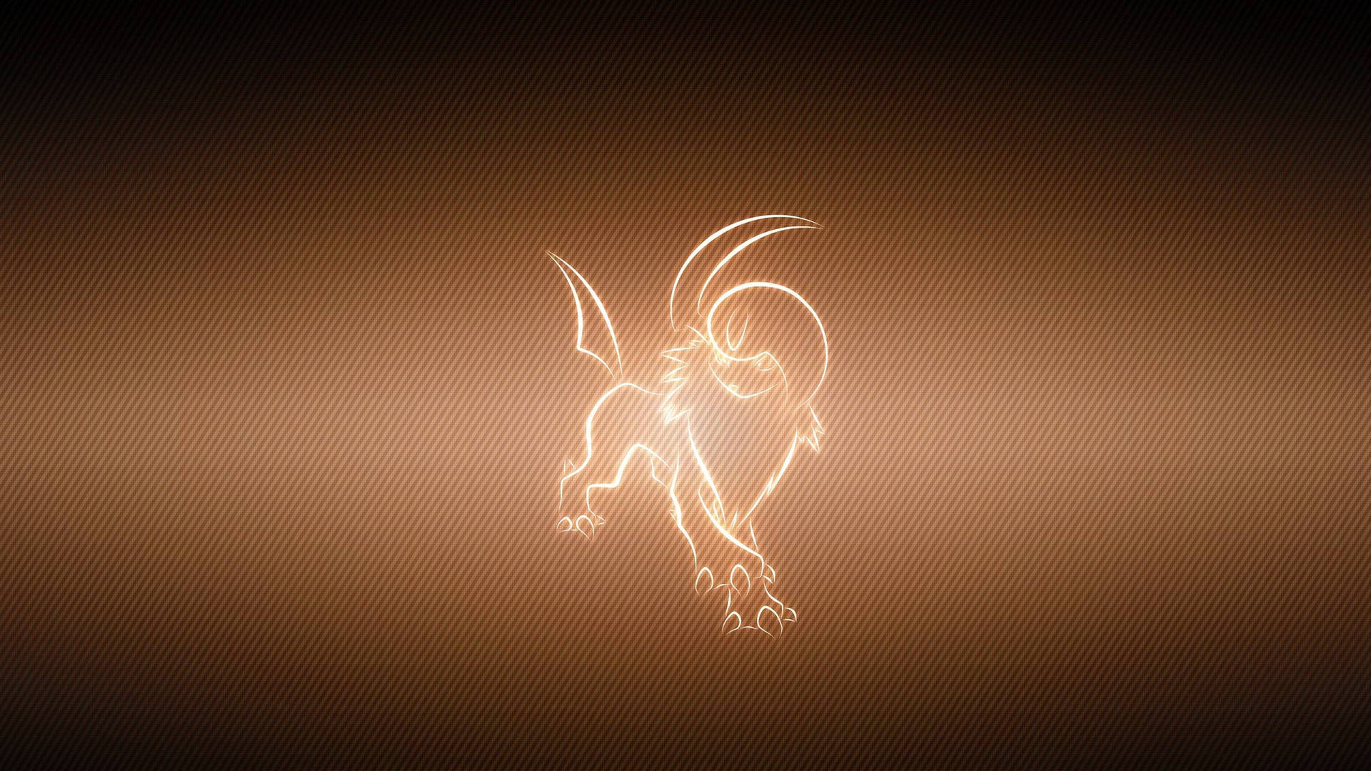 Glowing Bronze Absol Wallpaper