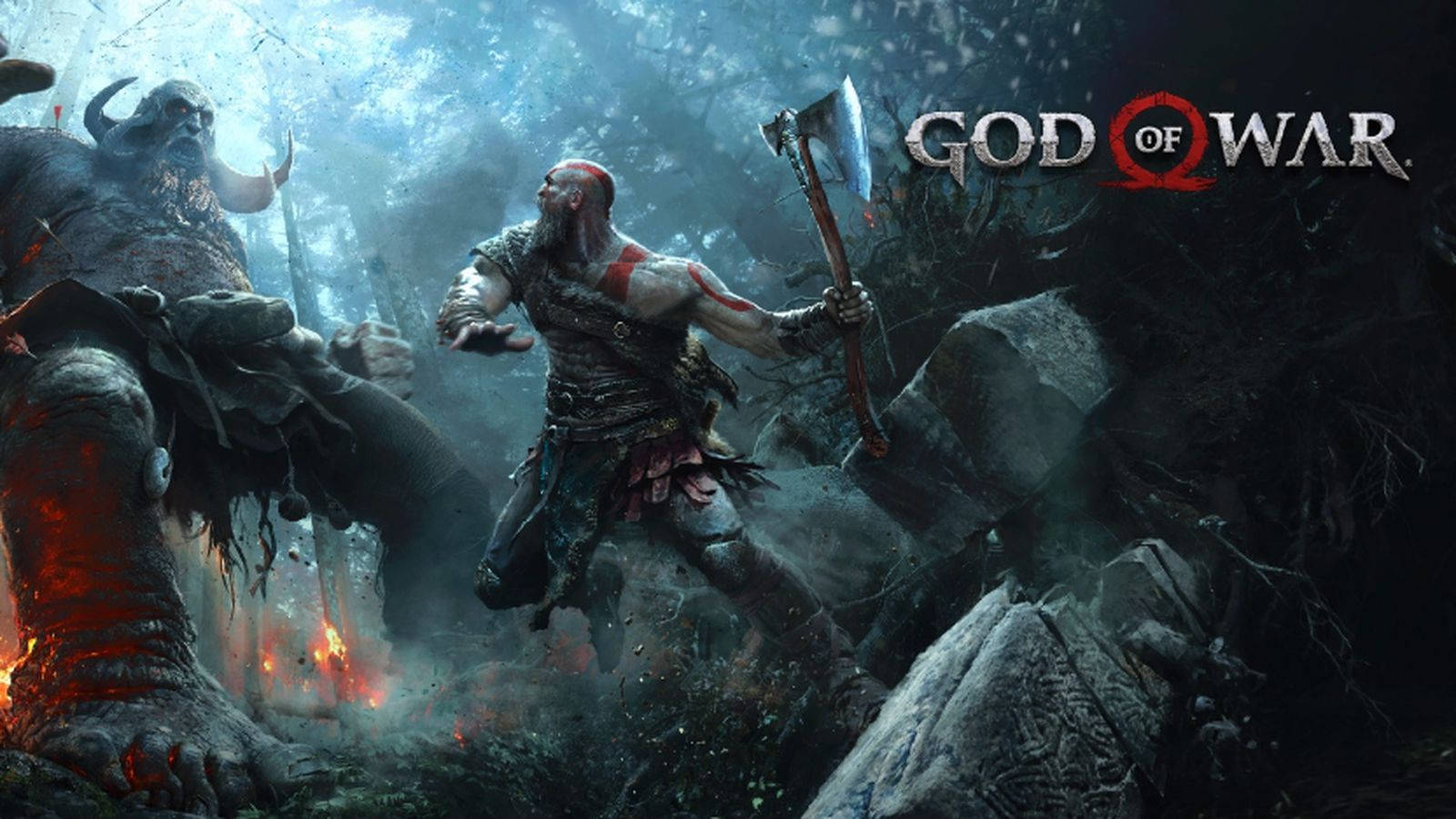 God Of War Kratos And Daudi Kaupmadr Wallpaper