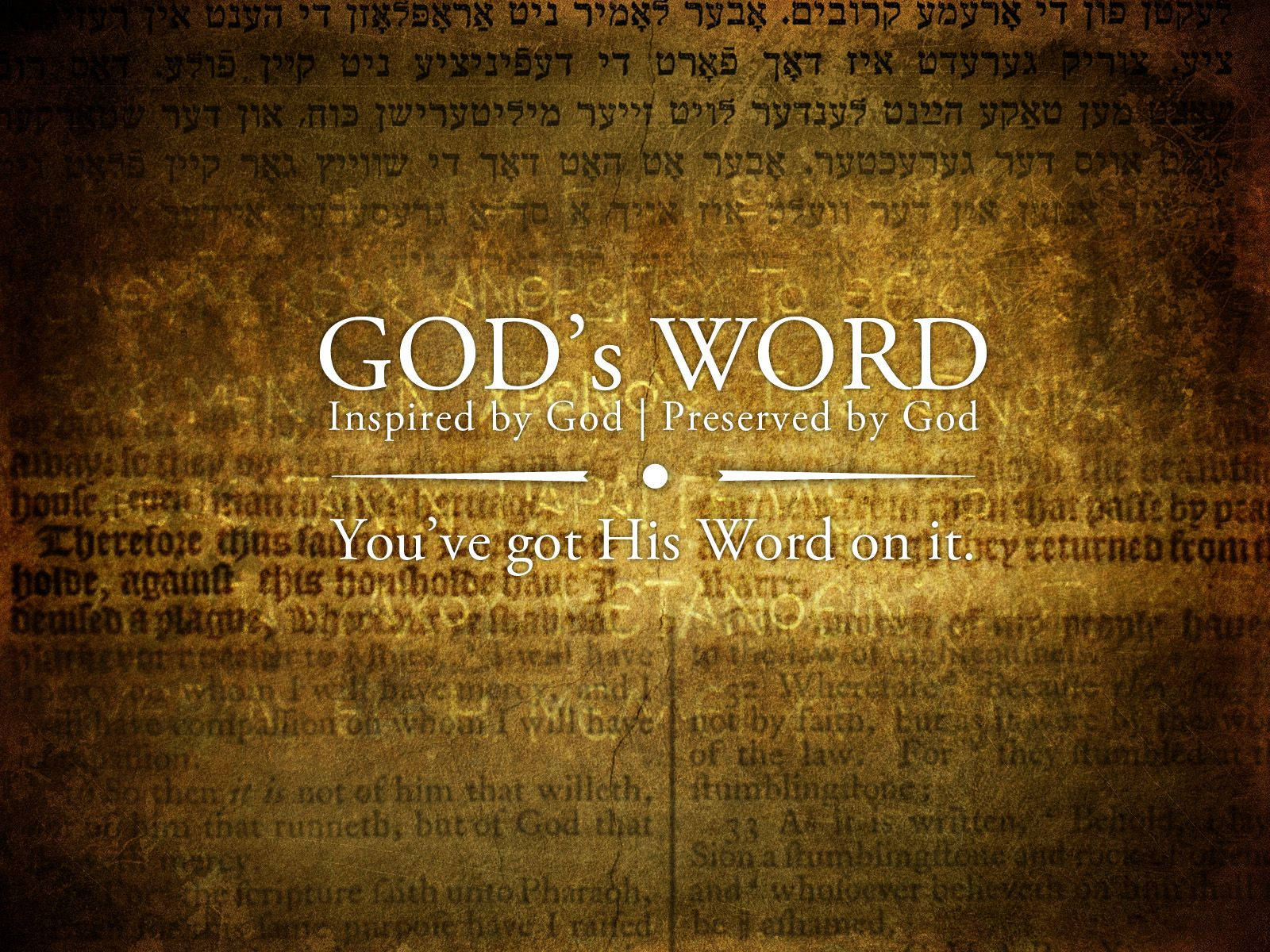 God's Word Bible Wallpaper