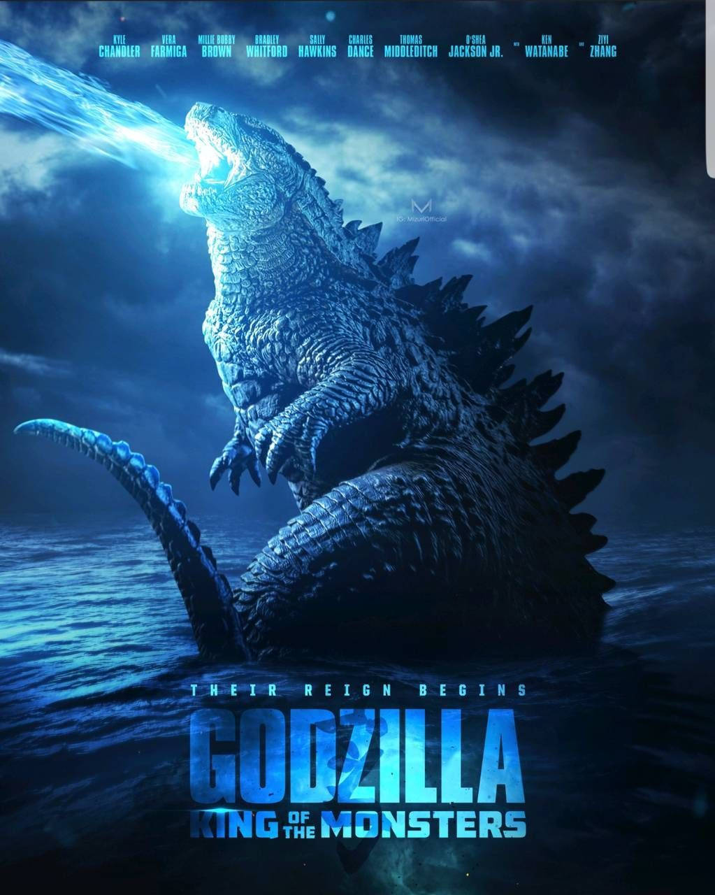 Godzilla Movie Theatrical Poster Wallpaper