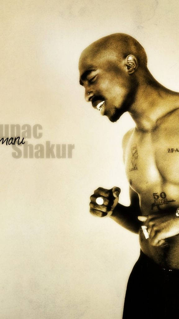 Golden 2pac Tupac Shakur Wallpaper