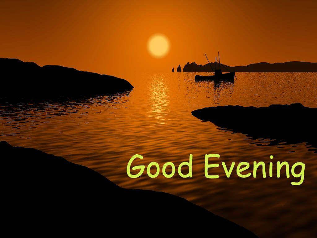 Good Evening Calm Waters Wallpaper