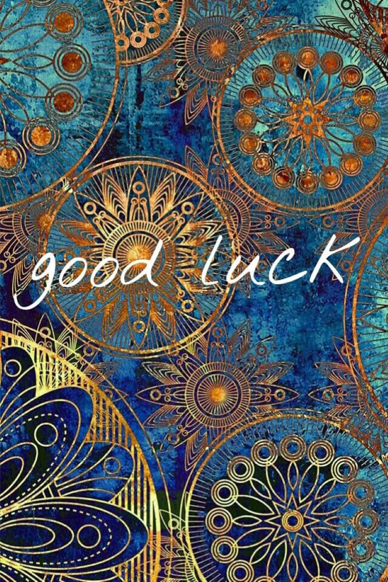 Good Luck Mandala Artwork Wallpaper