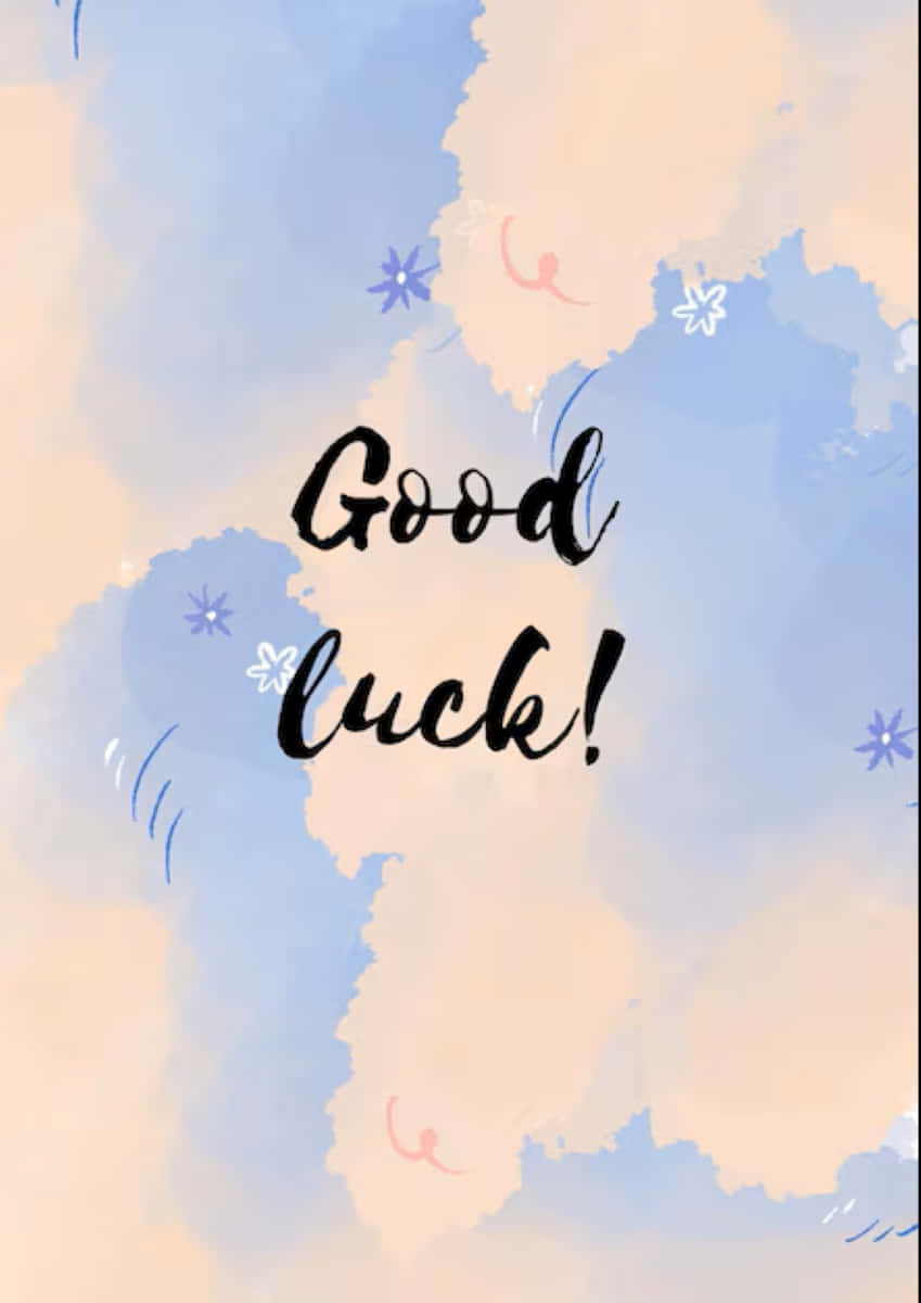 Good Luck Wishes Card Wallpaper