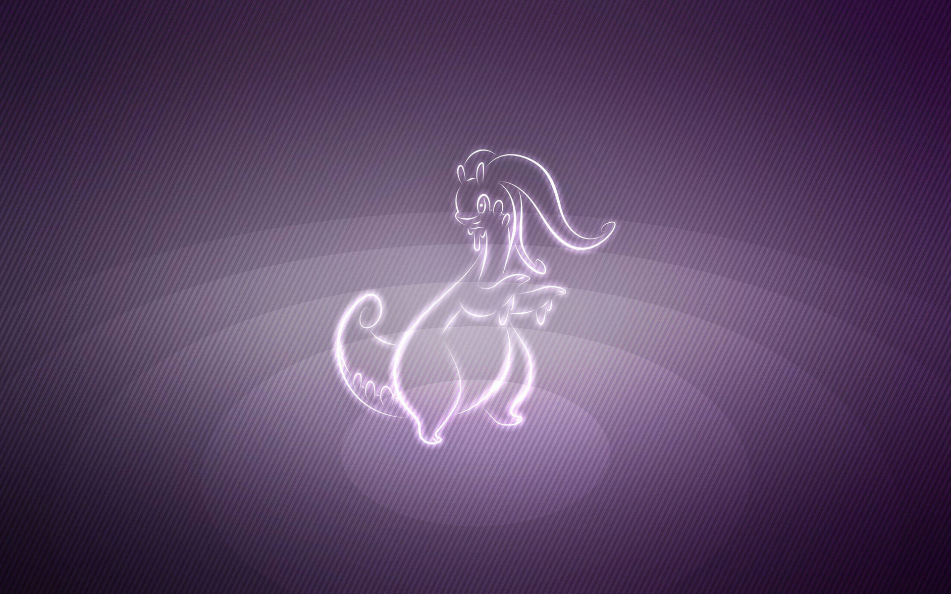 Goodra Outline Art Wallpaper