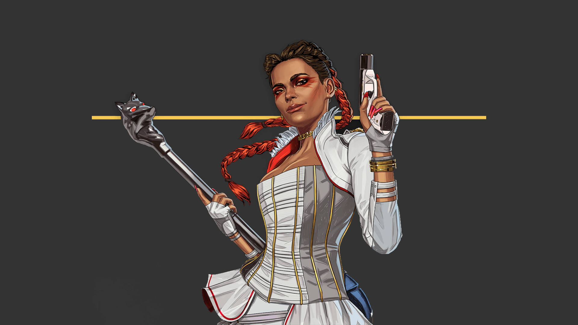 Gorgeous Apex Legends Loba Digital Art Wallpaper