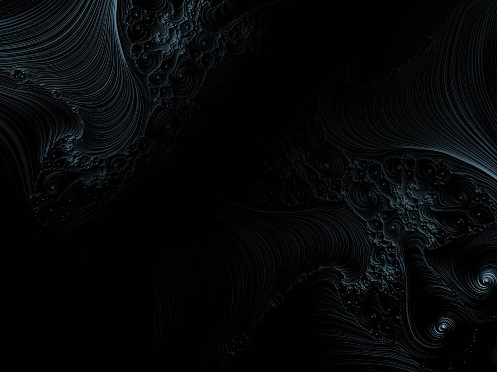 Gorgeous Black Aesthetic Swirling Liquid Wallpaper