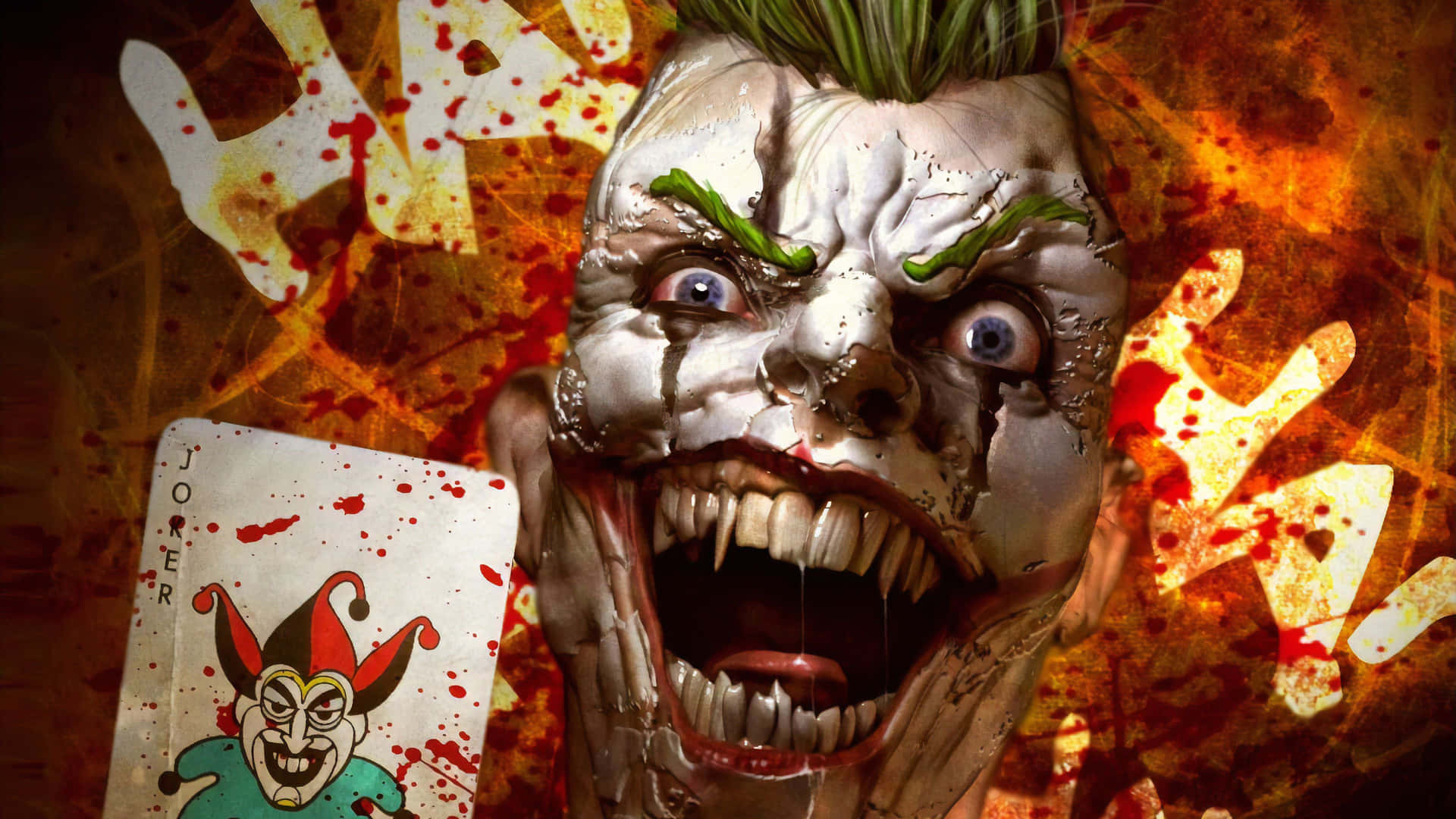 Gory Cool Joker Wallpaper