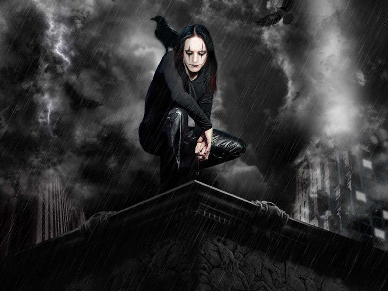 Gothic Computer The Crow Wallpaper