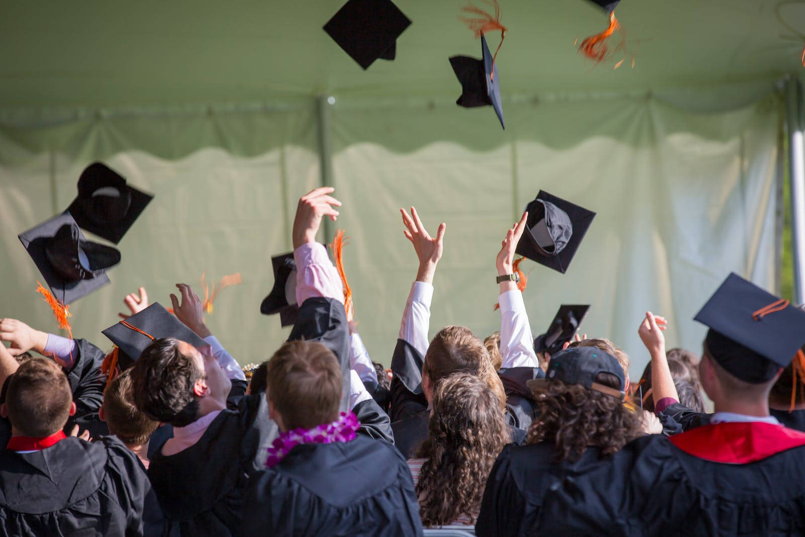 Graduating Students Finishing Their Education Wallpaper