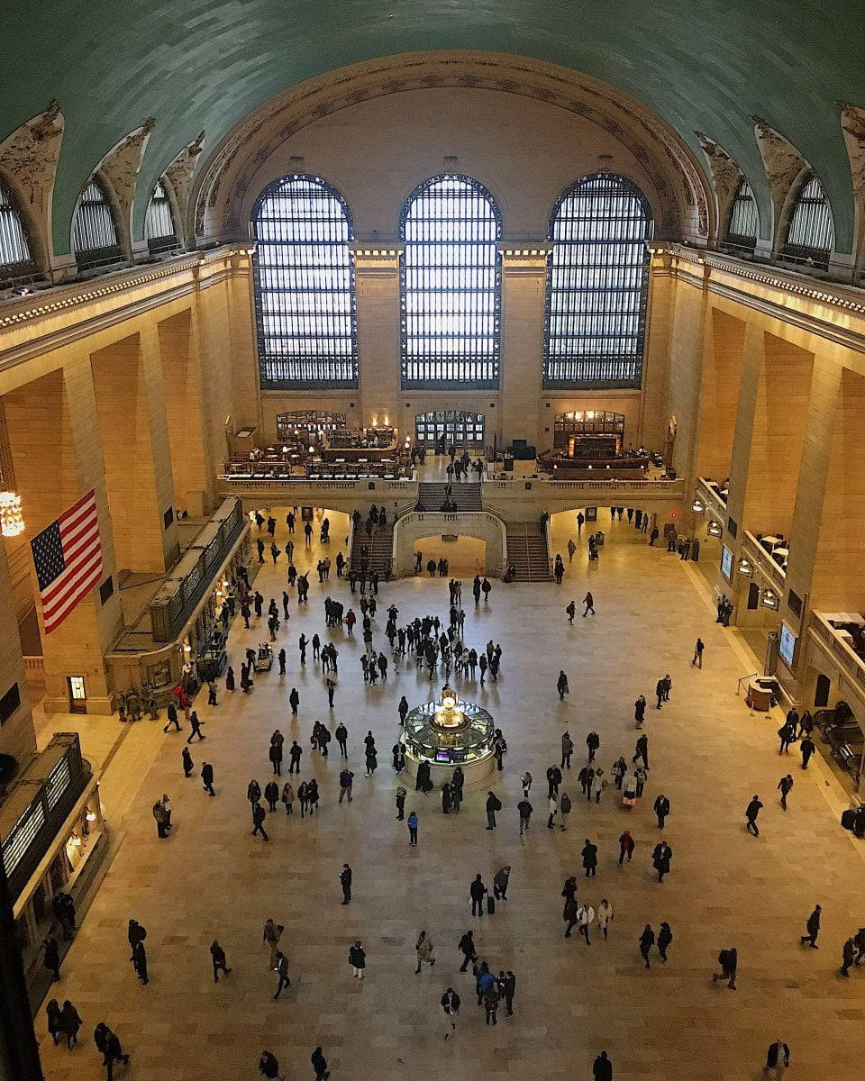 Grand Central Station View Of Floor Wallpaper