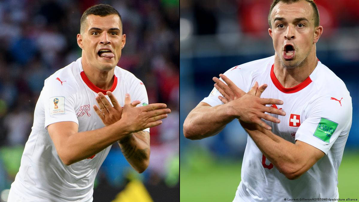 Granit Xhaka And Xherdan Shaqiri Wallpaper