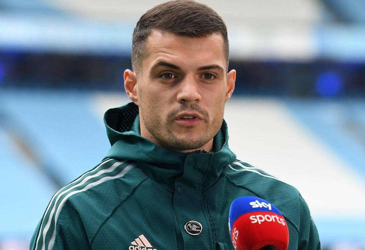 Granit Xhaka Green Parka Wallpaper