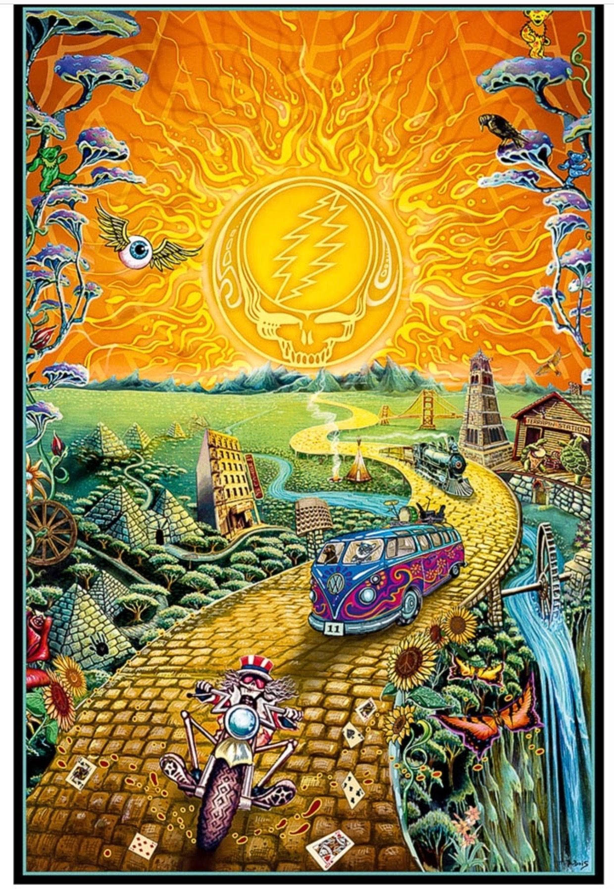 Grateful Dead Golden Road Wallpaper